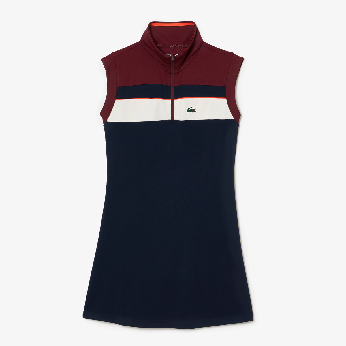 Lacoste EF1032 51 Women s Tennis Dress Navy Blue Bordeaux