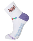 VICTOR x CRAYON SHINCHAN SK-410CS JD Sport Socks [Purple/Red]