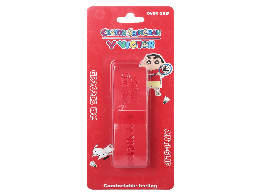 VICTOR x CRAYON SHINCHAN GR262CS D Over Grip [Red]