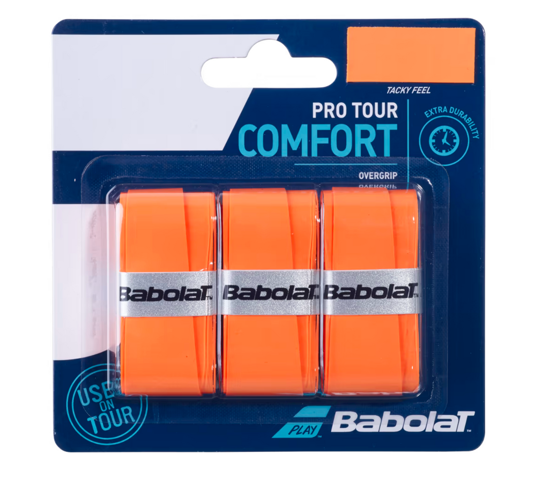 Babolat My Overgrip Tennis Racket Over Grips - Pack of 3 - Black Blue White
