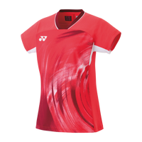 Yonex 20769EX Women's Crew Neck Shirt [Pearl Red]