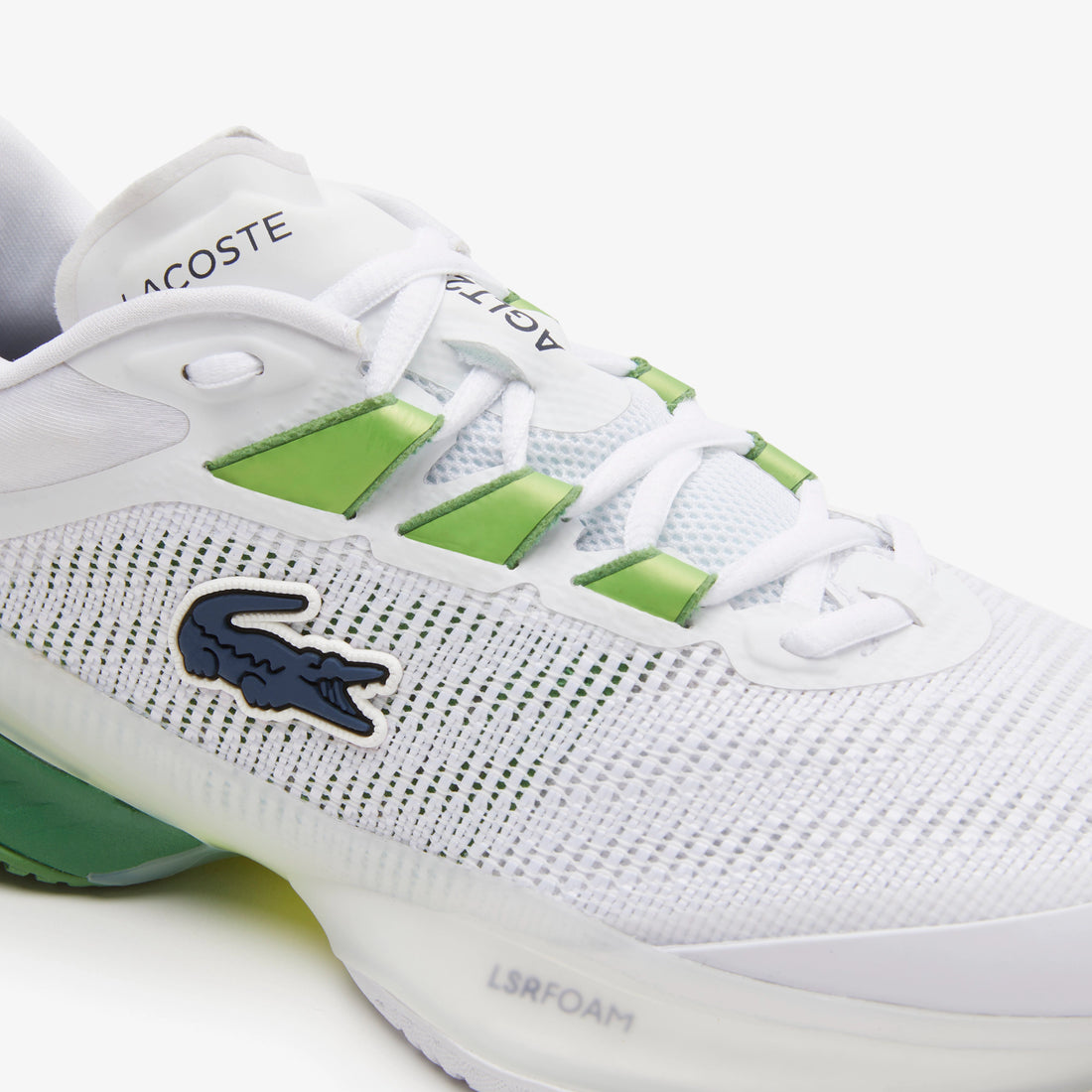 eksplicit græs Frisør Lacoste AG-LT23 Ultra Women's Tennis Shoes [White/Green] – Pro Racket Sports