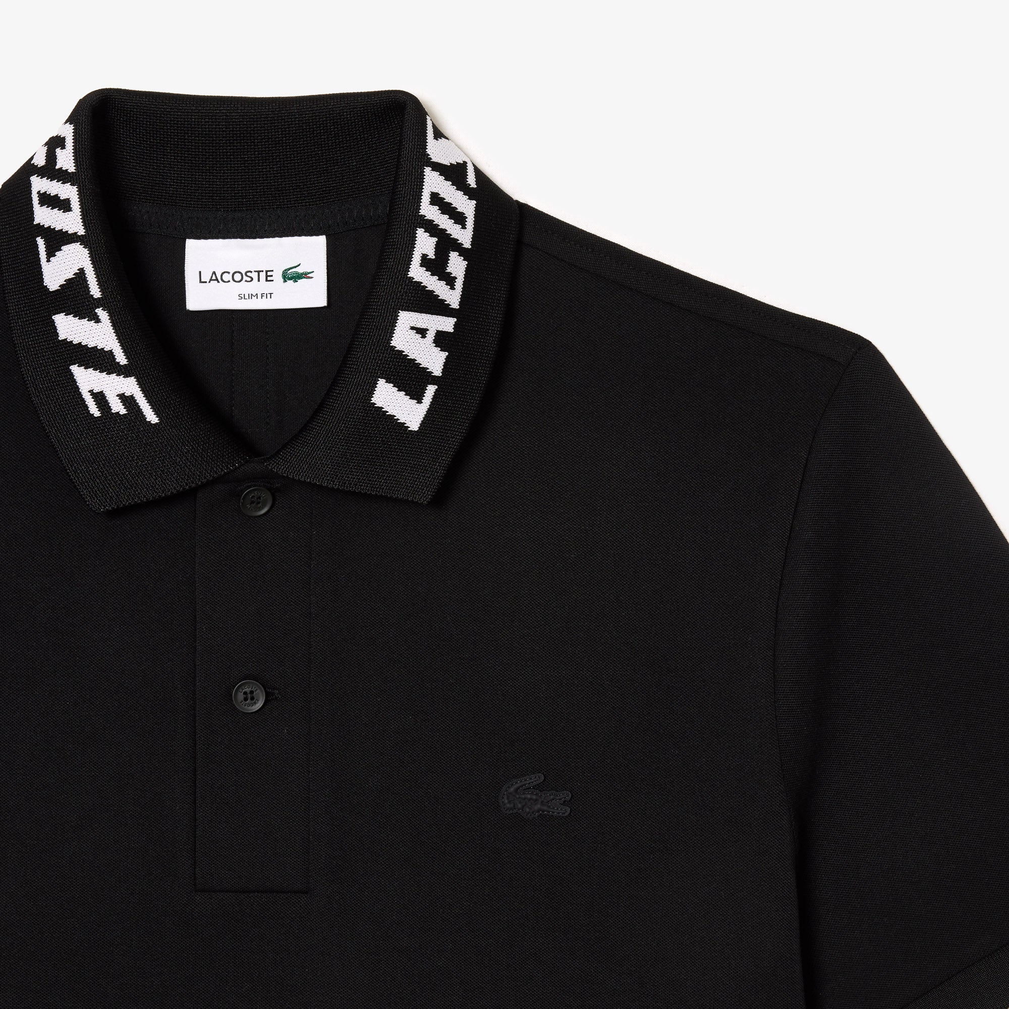 Lacoste PH9642-51 Men&#39;s Slim Fit Lifestyle Polo Shirt [Black]