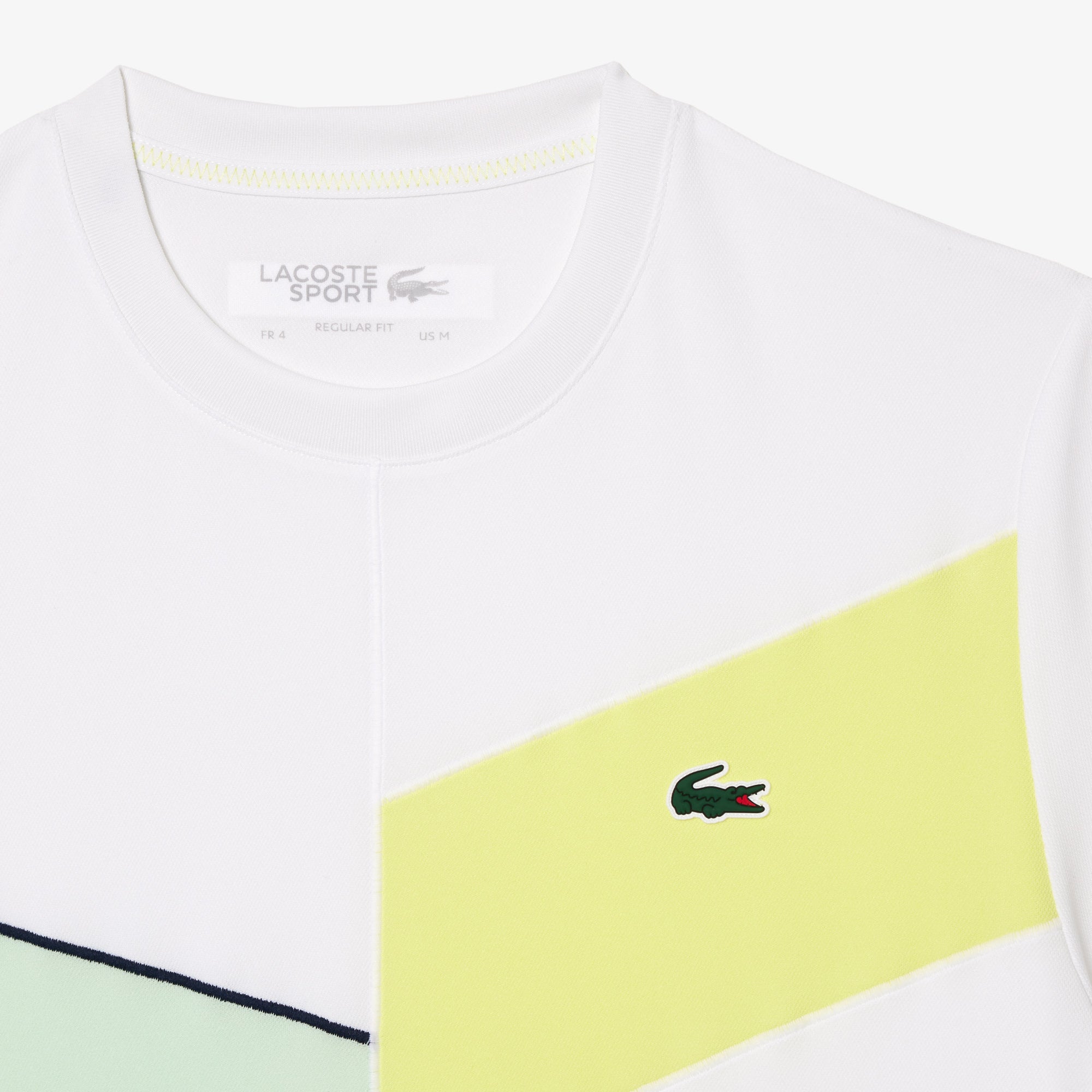 Tee shirt lacoste jaune hotsell