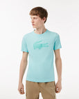 Lacoste TH2042-51 Men's Croc Jersey T-shirt [Light Green/Green]