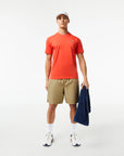 Lacoste TH7618-51 Men's Breathable T-Shirt [Orange]