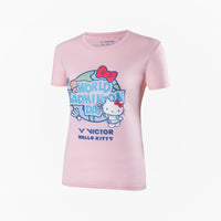 VICTOR x HELLO KITTY World Badminton Day T-KT301I Shirt [Pink]