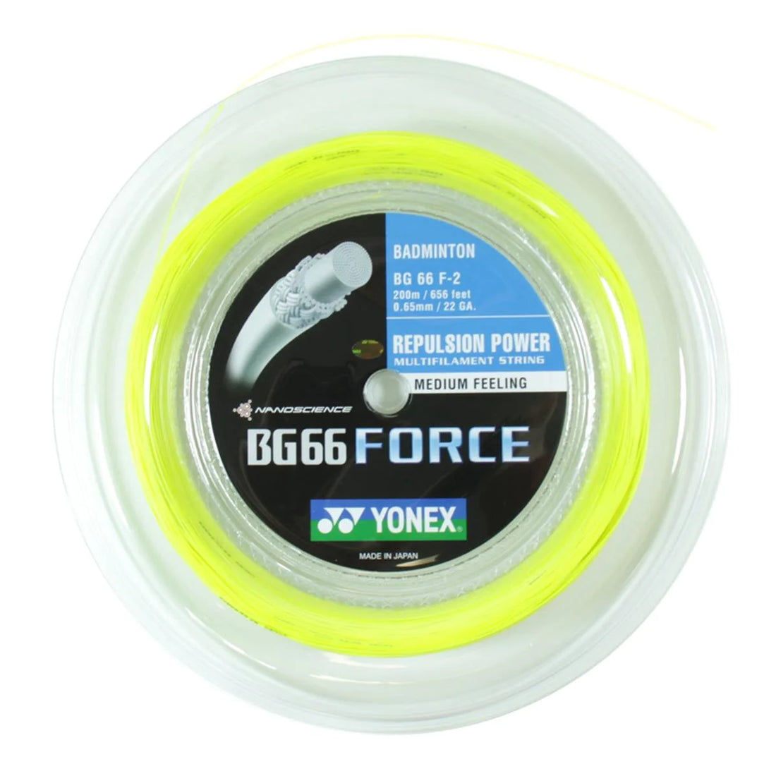 Yonex BG-66 Force Badminton String Reel (200m)