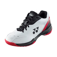 Yonex 2021 Power Cushion 65X3 Badminton Shoes [White/Red]