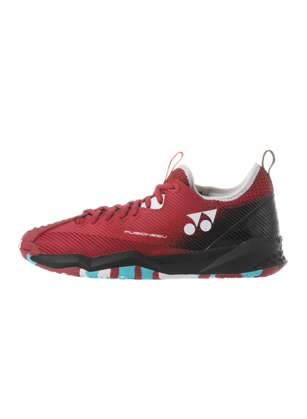 Yonex Power Cushion Fusionrev 4 Tennis Shoes [Red/Black]